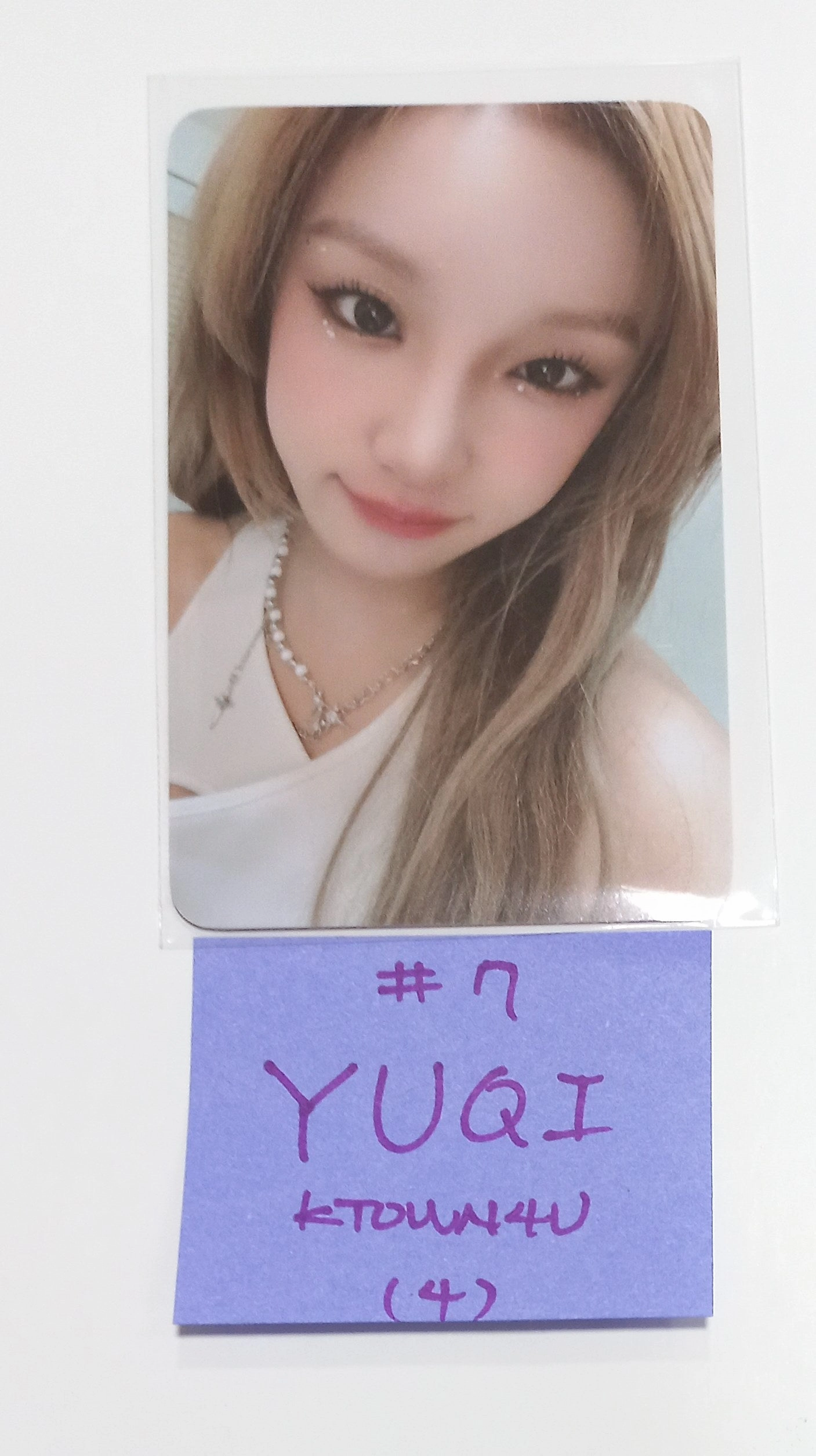 (g) I-DLE "2" 2nd Full Album - Ktown4U Lucky Draw Event Photocard [24.1.30]