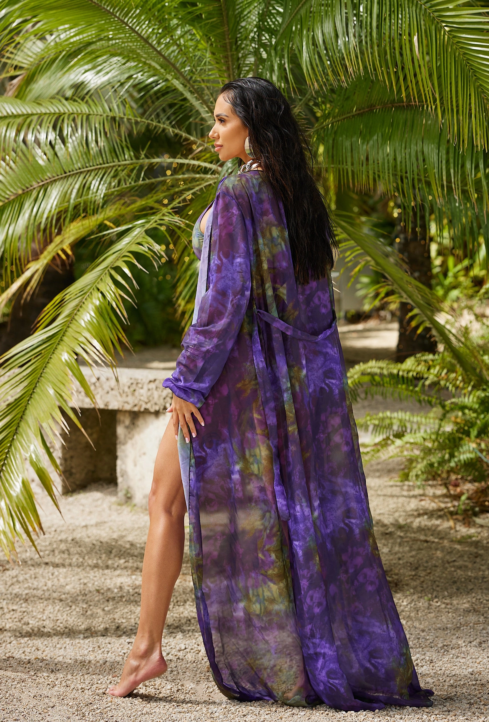 Achilles Sheer Cover Up - Multi Moon