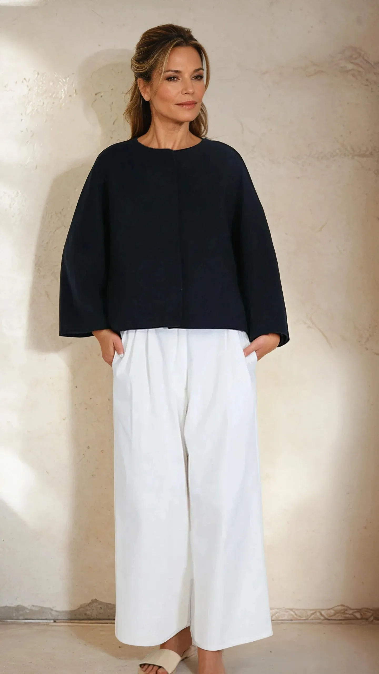 ADELAIDE SNAP JACKET IN DOUBLE-FACE CASHMERE WOOL