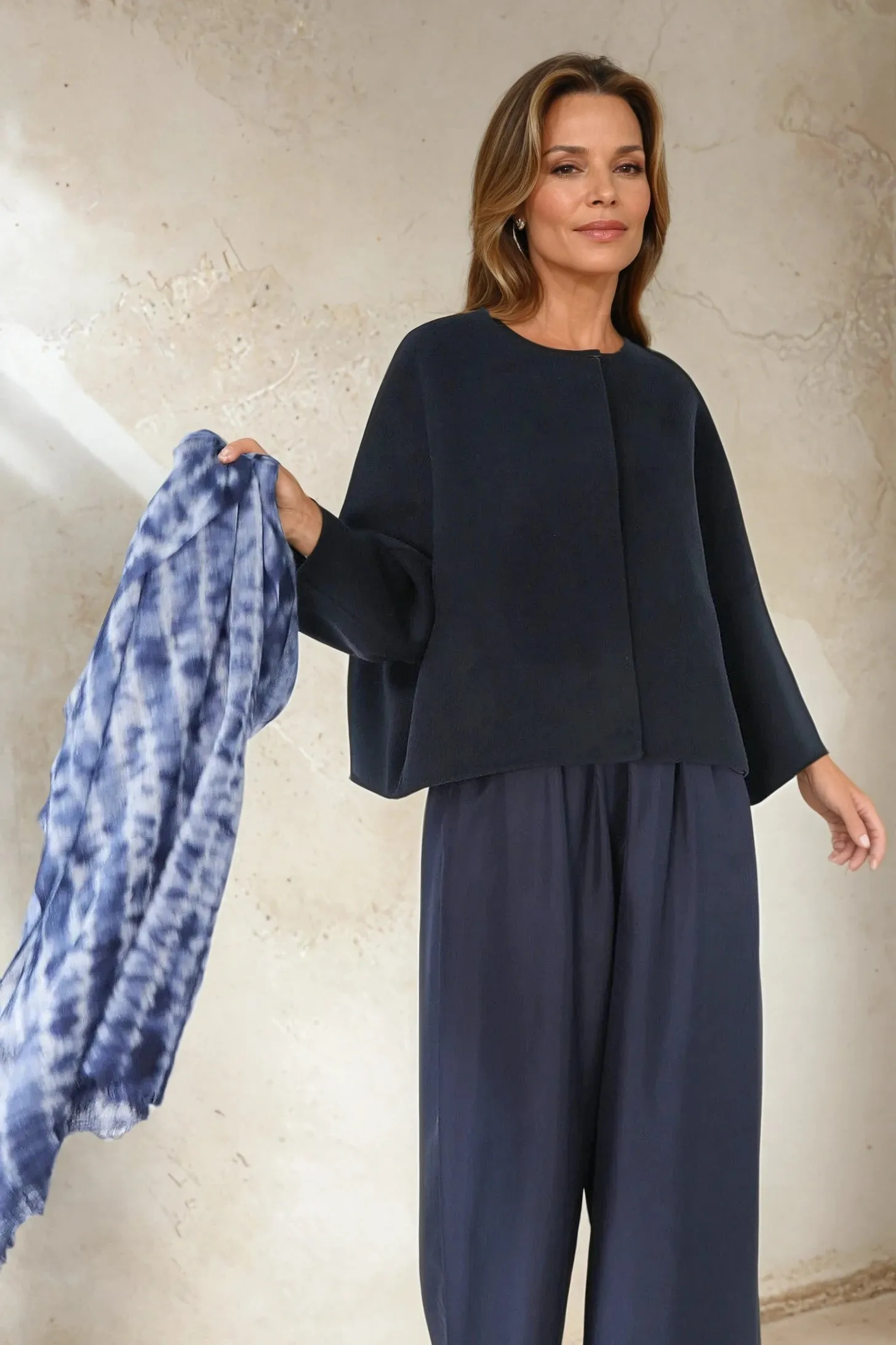 ADELAIDE SNAP JACKET IN DOUBLE-FACE CASHMERE WOOL