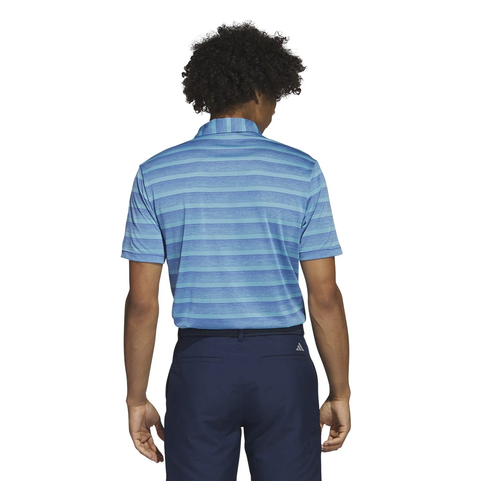 adidas 2-Colour Stripe Golf Polo Shirt HR8009