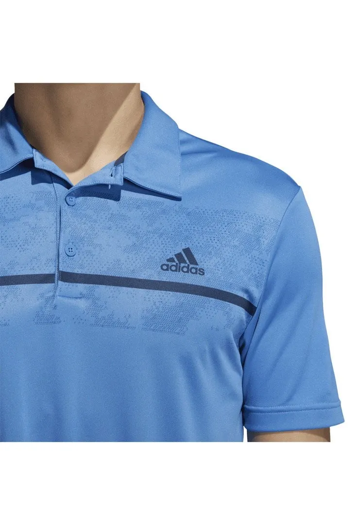 adidas Chest Print Golf Polo Shirt H36253