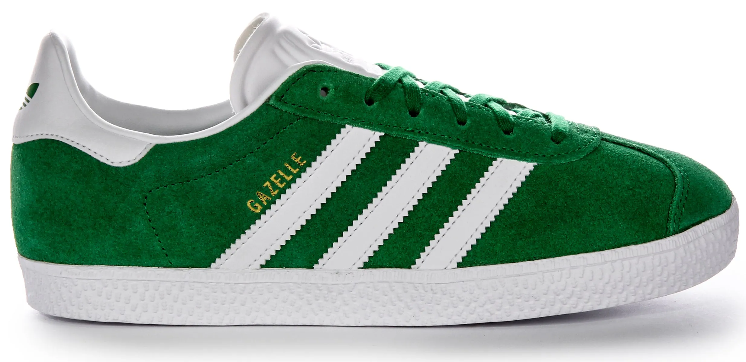 Adidas Gazelle In Green For Junior Shoes Adidas