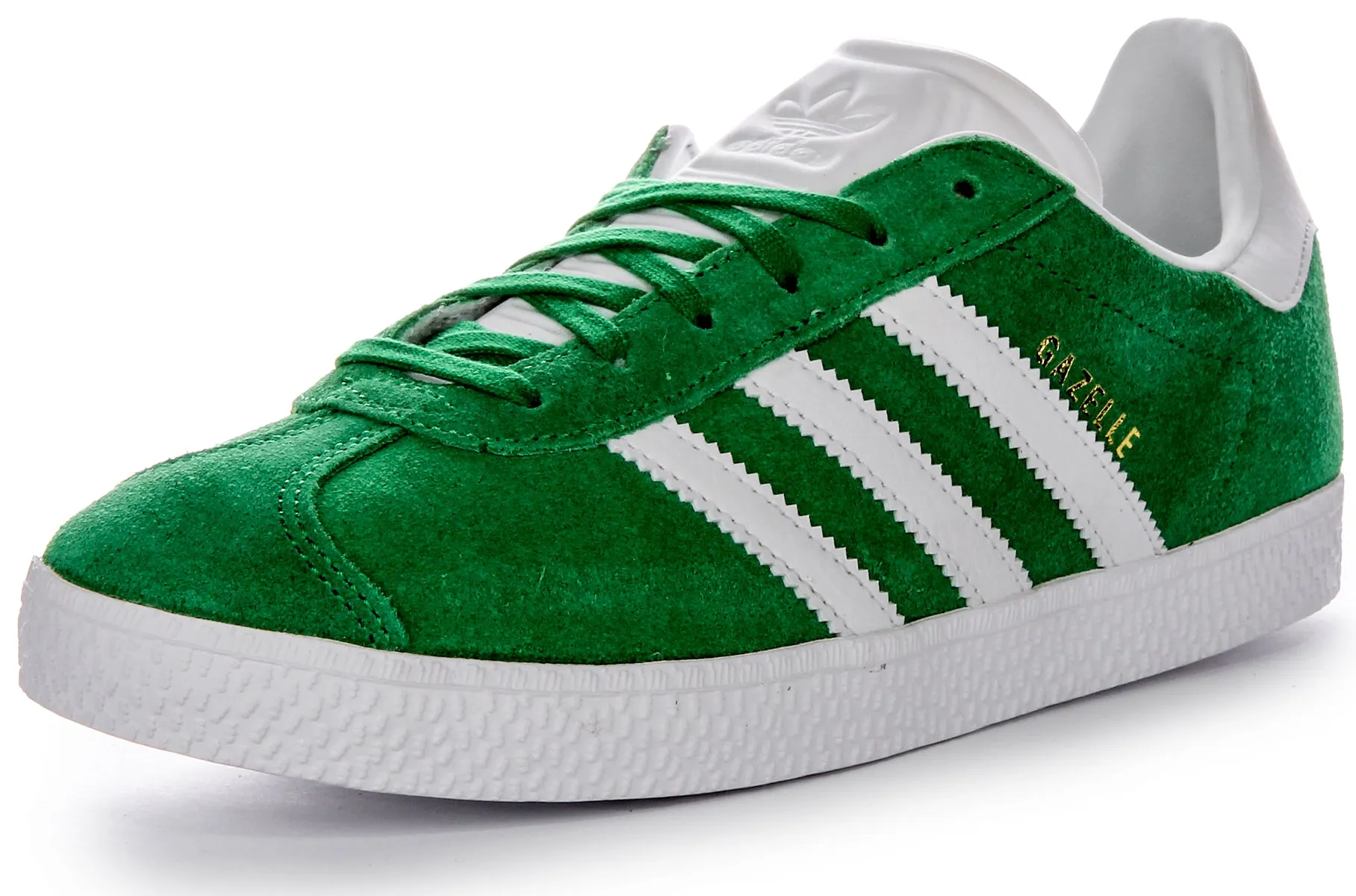 Adidas Gazelle In Green For Junior Shoes Adidas