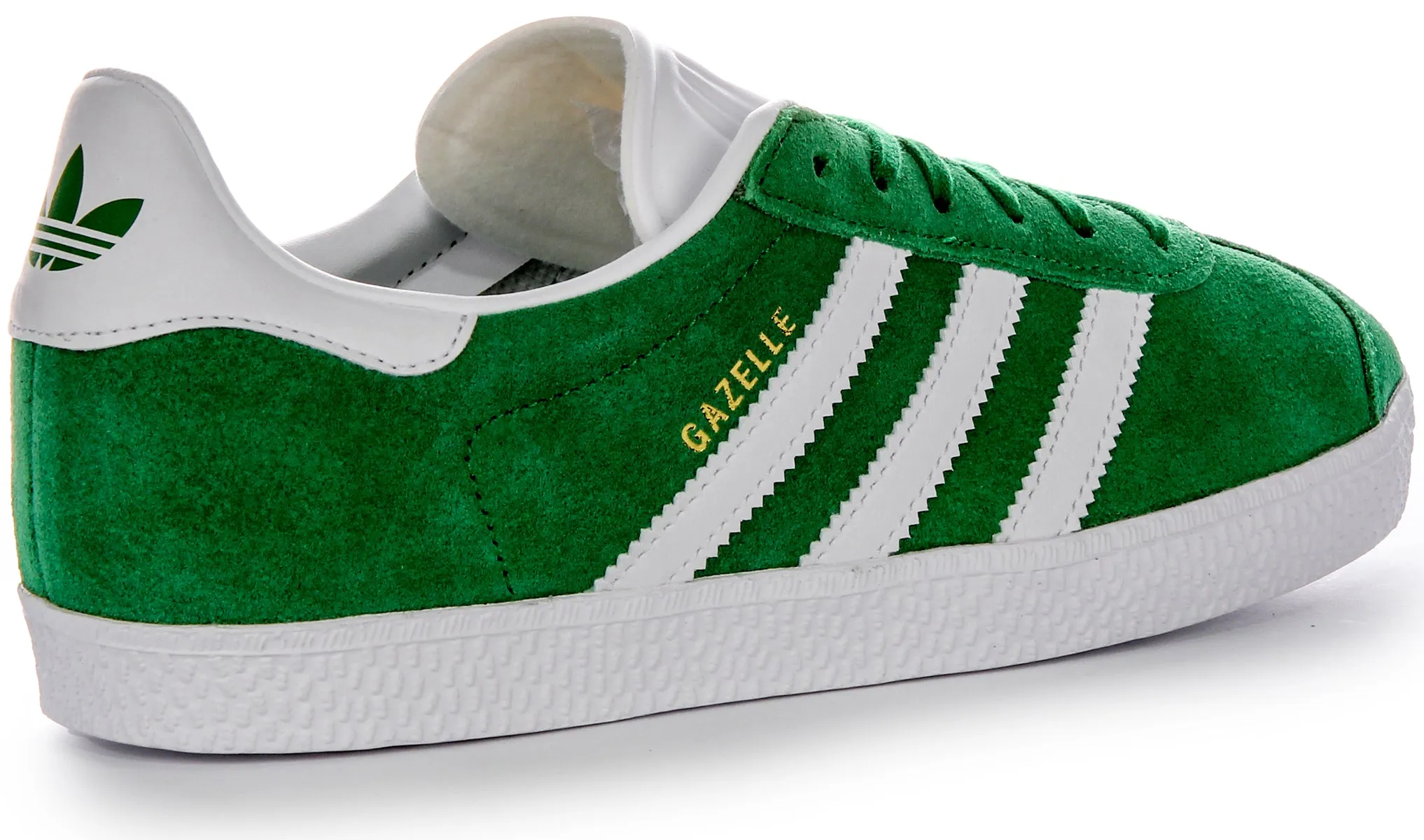 Adidas Gazelle In Green For Junior Shoes Adidas