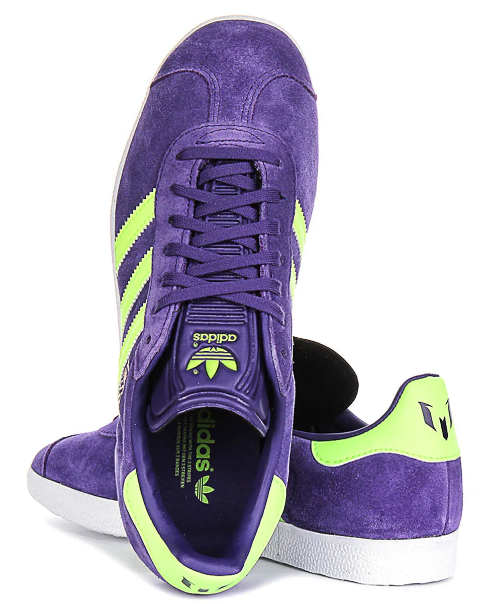 Adidas Gazzelle X Messi In Purple Shoes Adidas