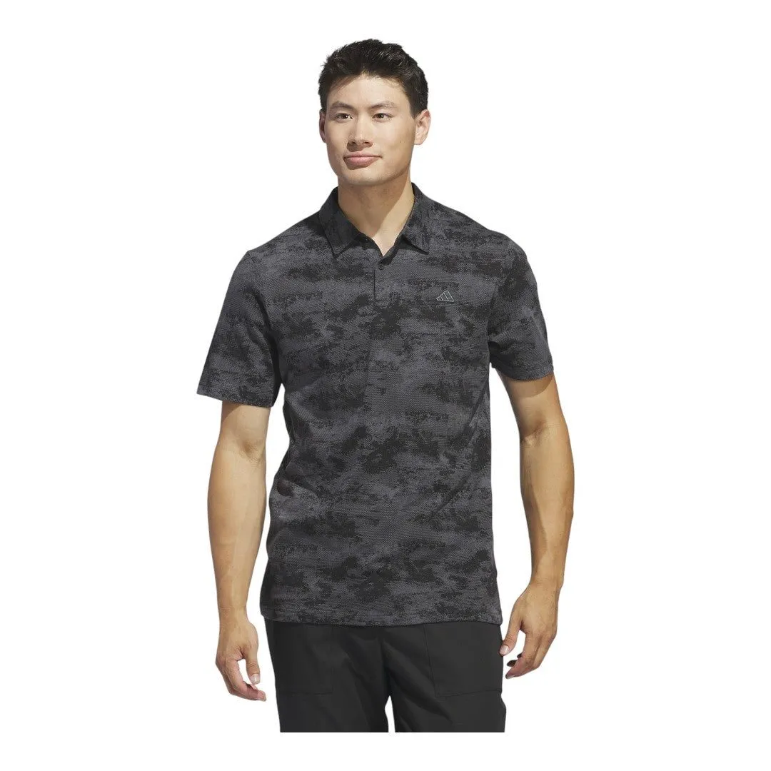 adidas Go-To Printed Mesh Golf Polo Shirt IN6413