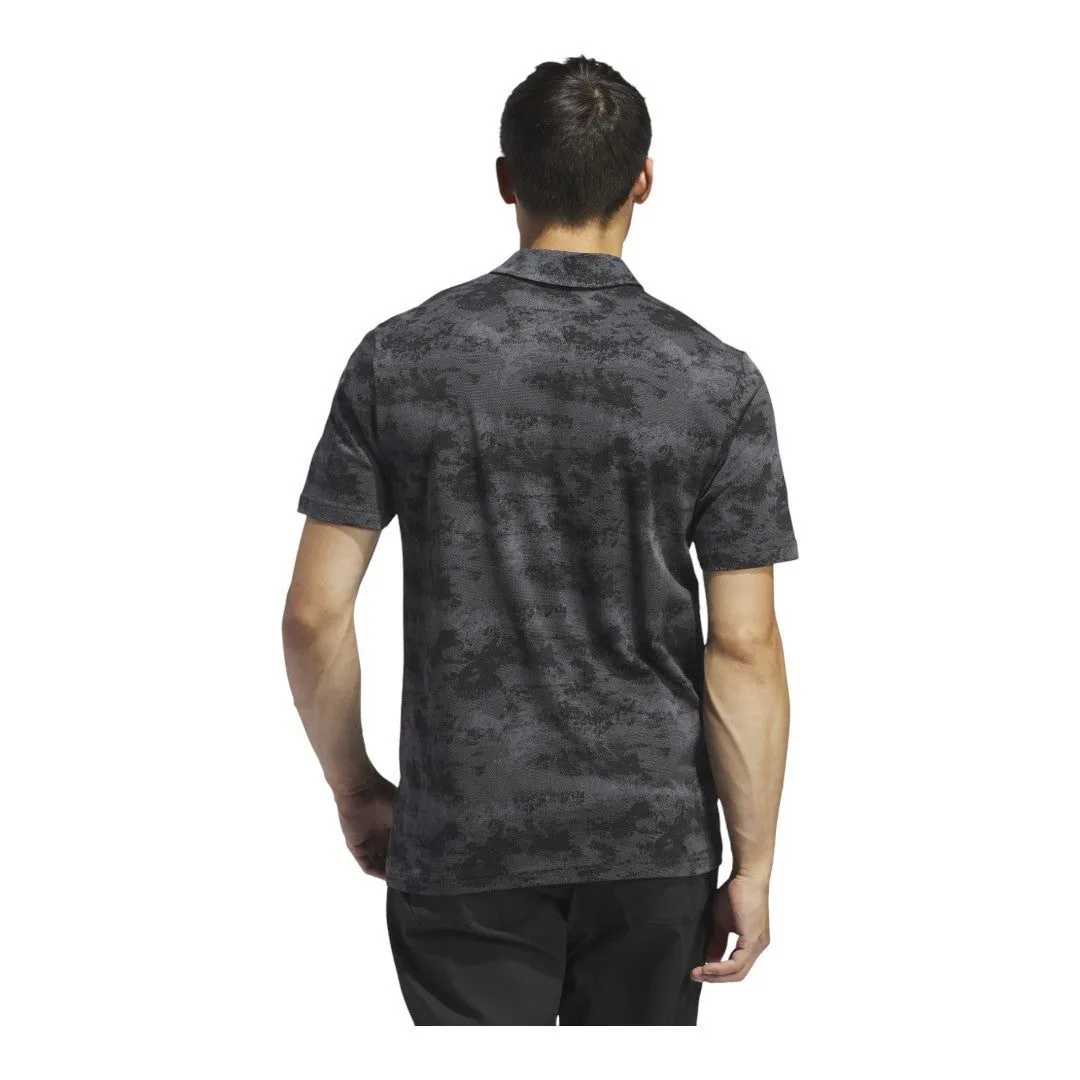 adidas Go-To Printed Mesh Golf Polo Shirt IN6413