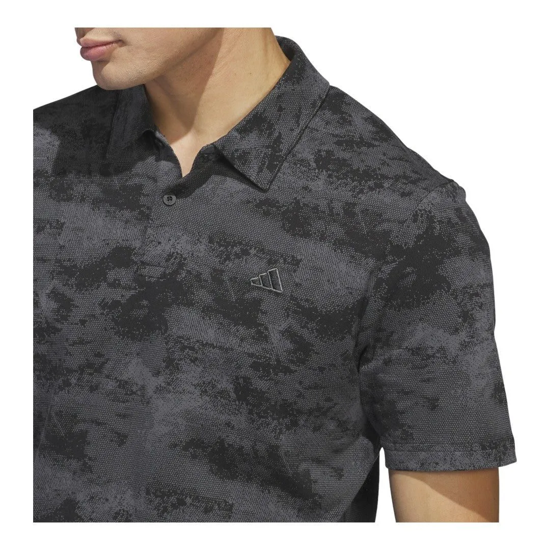 adidas Go-To Printed Mesh Golf Polo Shirt IN6413