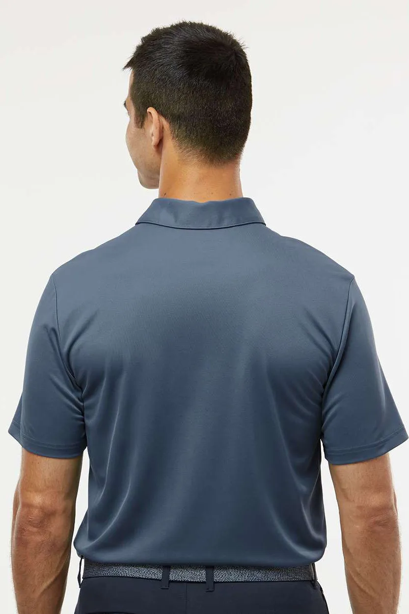 Adidas Mens Camo Chest Print Short Sleeve Polo Shirt - Tech Ink