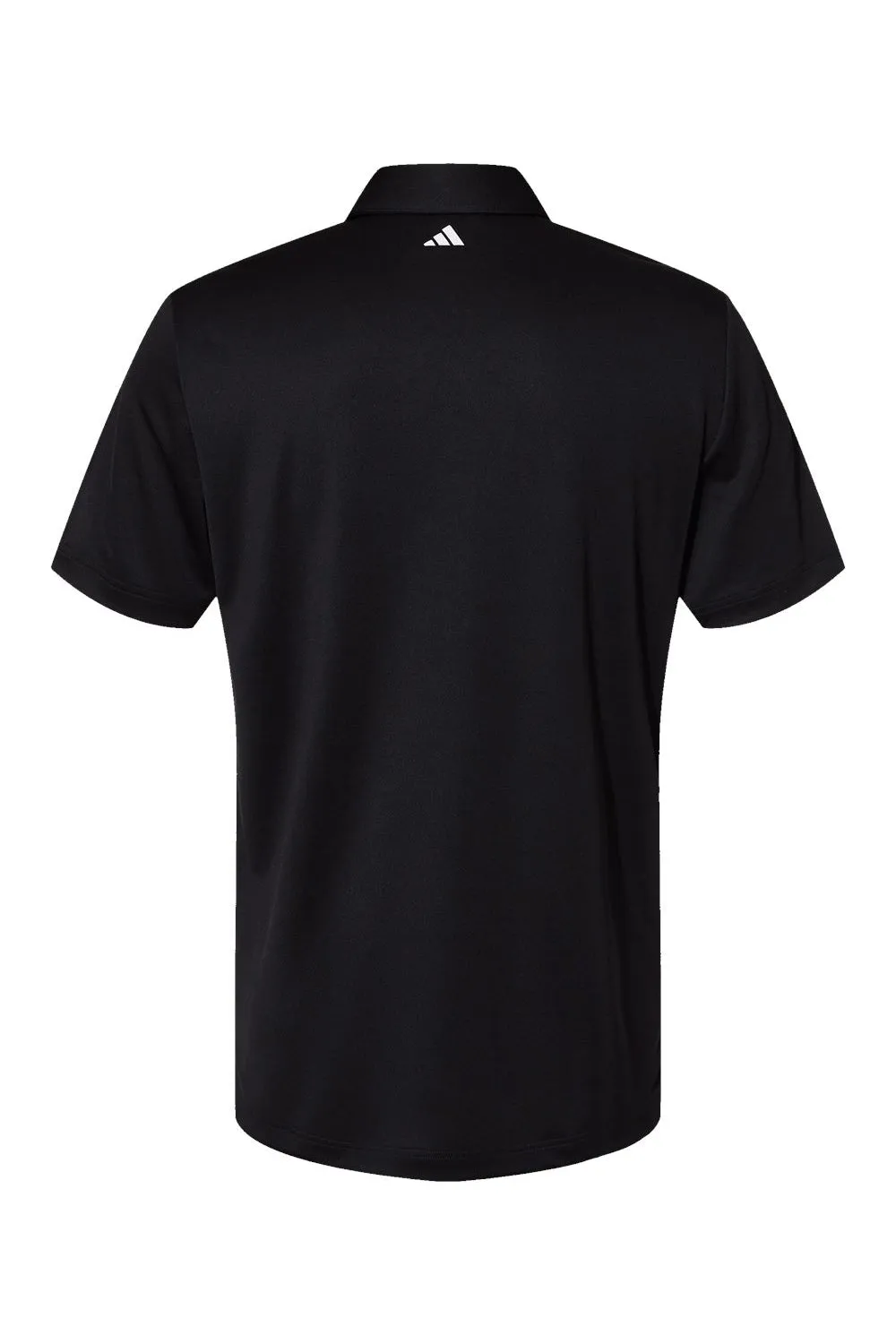 Adidas Mens Floating 3 Stripes UPF 50  Short Sleeve Polo Shirt - Black