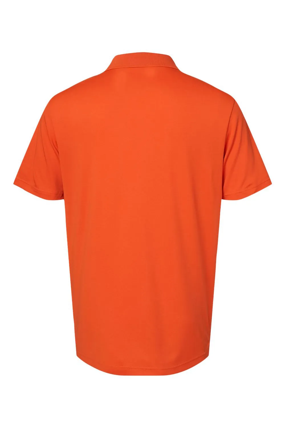 Adidas Mens Performance UPF 50  Short Sleeve Polo Shirt - Orange