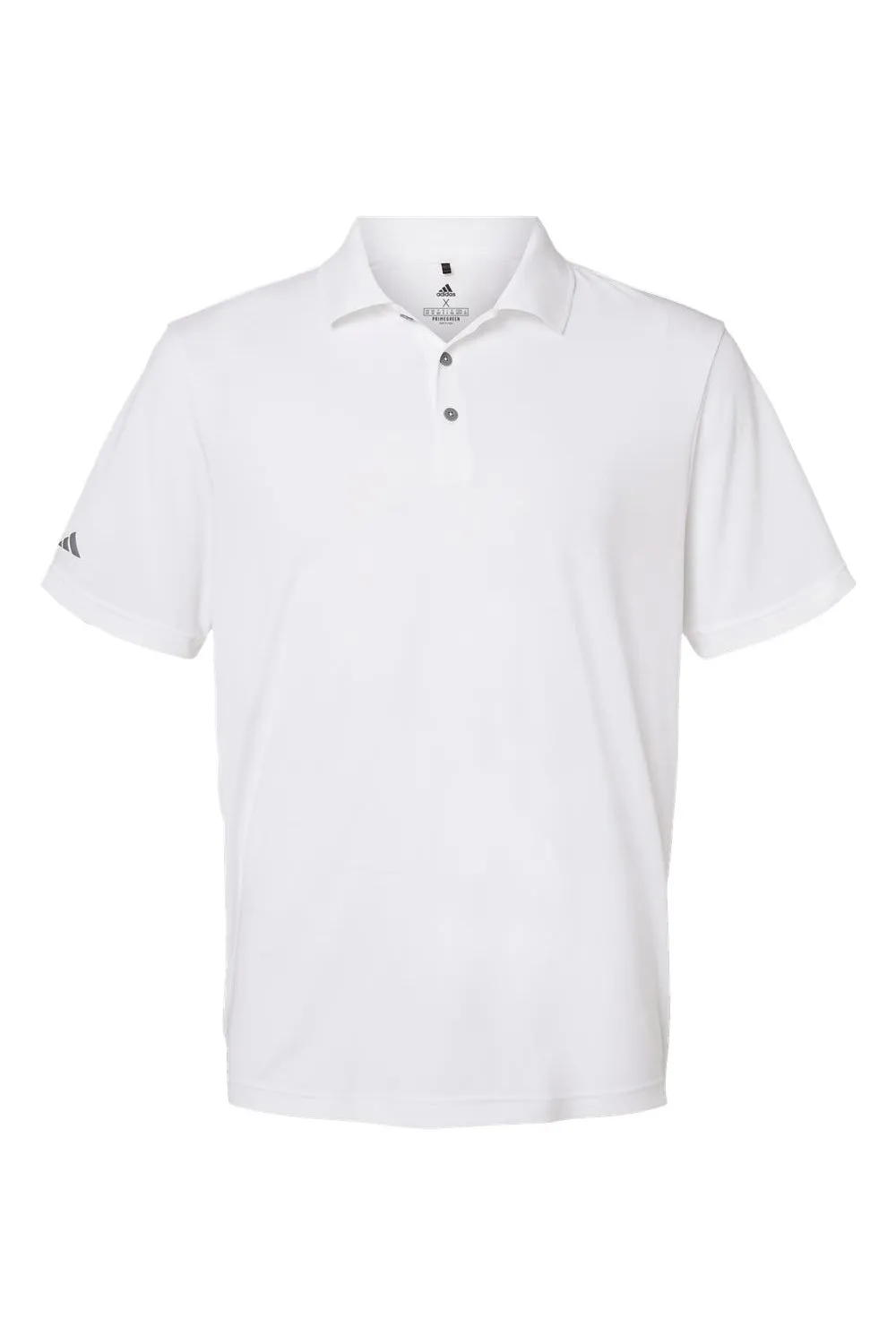 Adidas Mens Performance UPF 50  Short Sleeve Polo Shirt - White