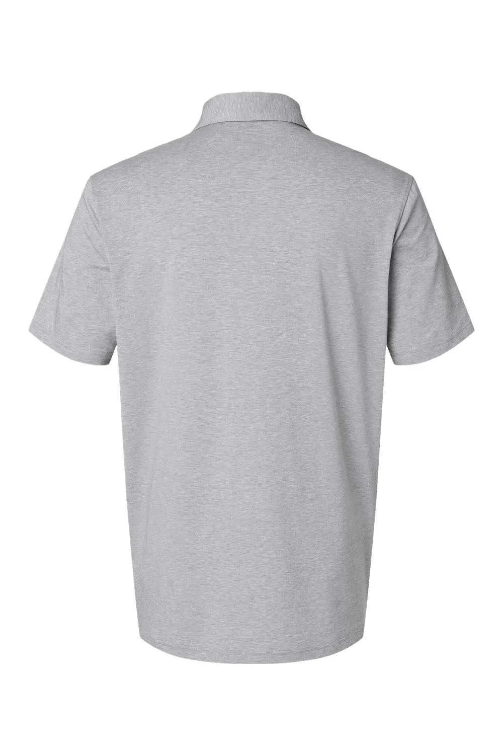Adidas Mens Short Sleeve Polo Shirt - Grey Melange