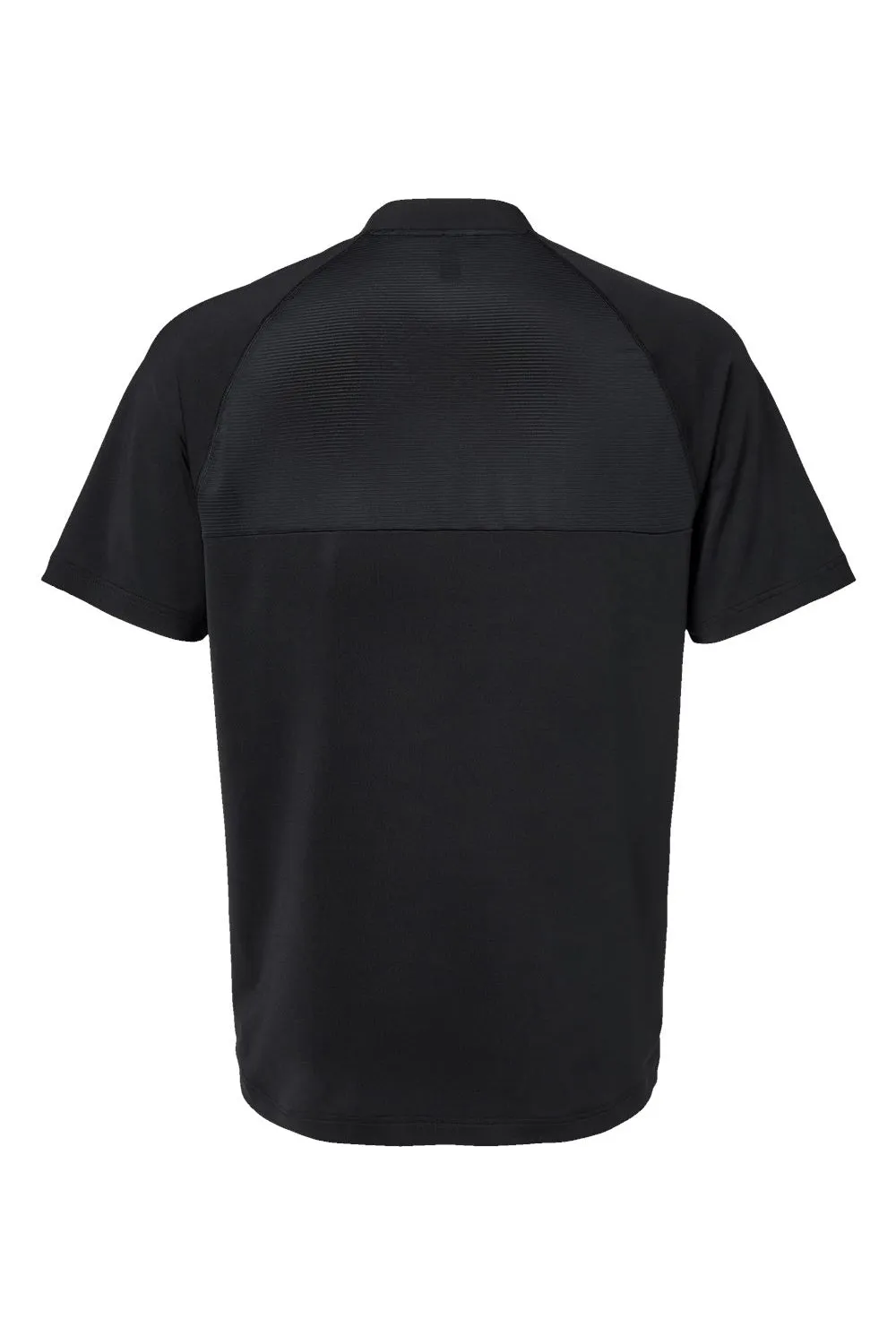 Adidas Mens Sport Collar Short Sleeve Polo Shirt - Black