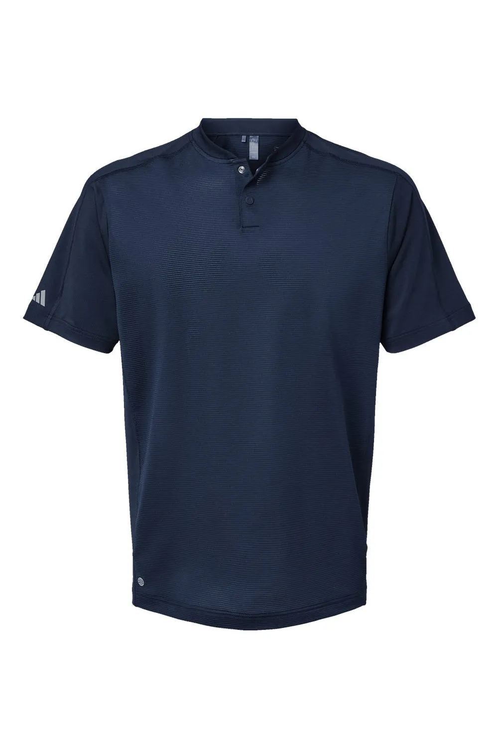 Adidas Mens Sport Collar Short Sleeve Polo Shirt - Collegiate Navy Blue