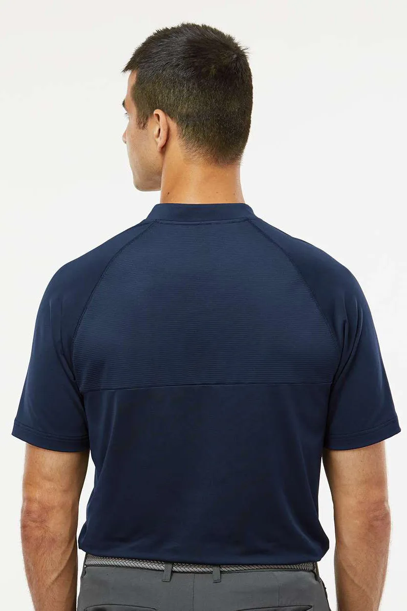 Adidas Mens Sport Collar Short Sleeve Polo Shirt - Collegiate Navy Blue