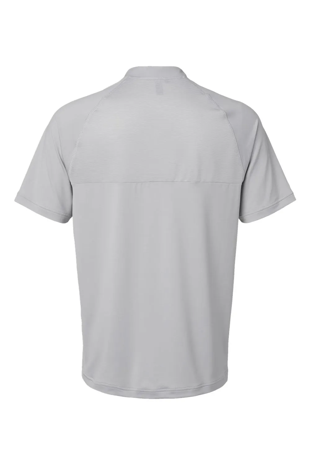 Adidas Mens Sport Collar Short Sleeve Polo Shirt - Grey