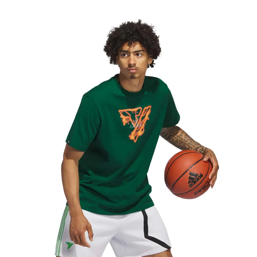 adidas - Men's Trae Young Fire Graphic T-Shirt (II7793)