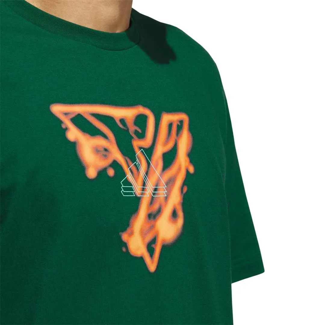 adidas - Men's Trae Young Fire Graphic T-Shirt (II7793)