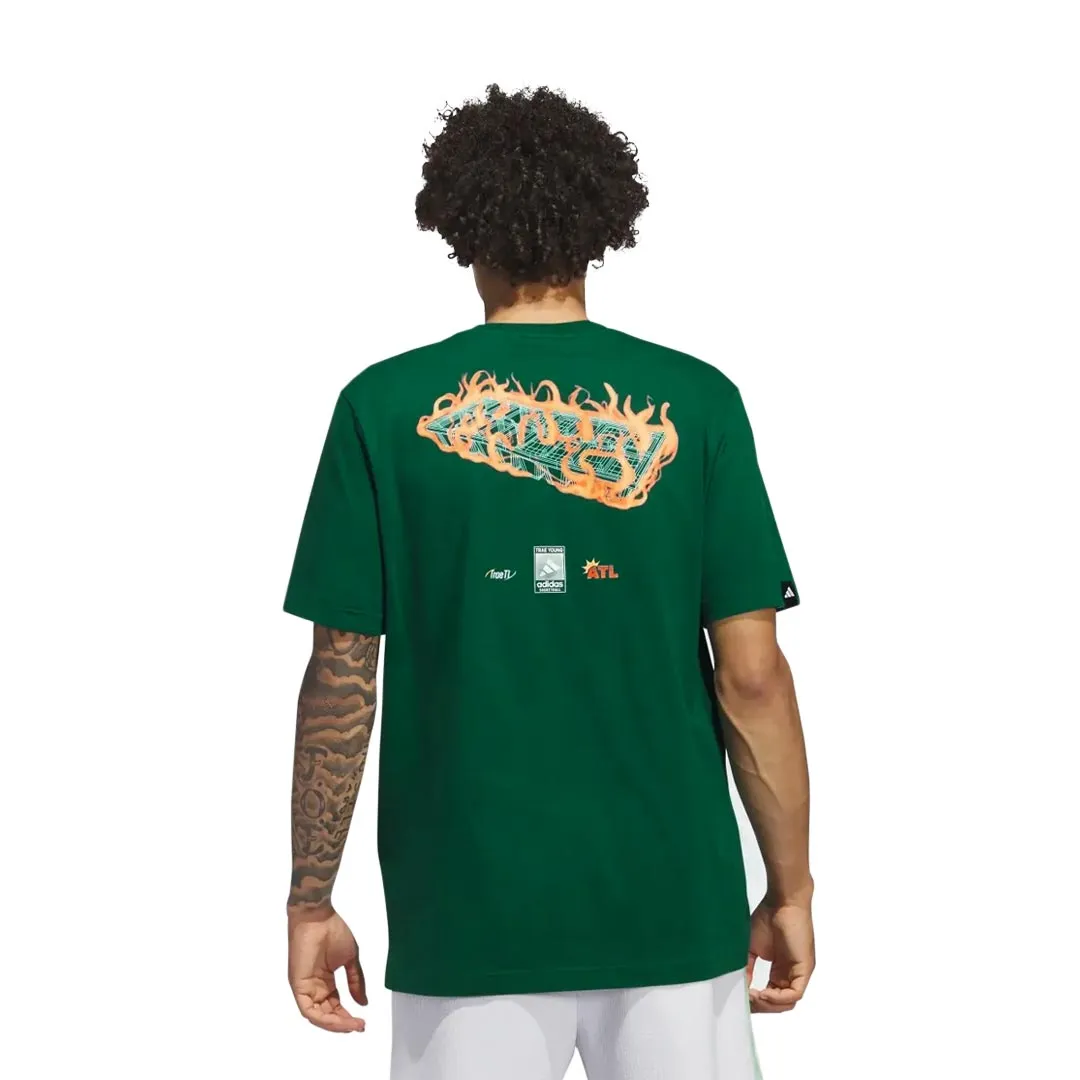 adidas - Men's Trae Young Fire Graphic T-Shirt (II7793)