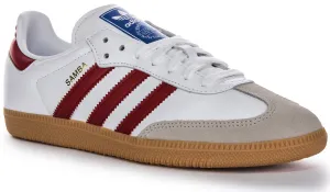 Adidas Samba OG In White Red Shoes Adidas