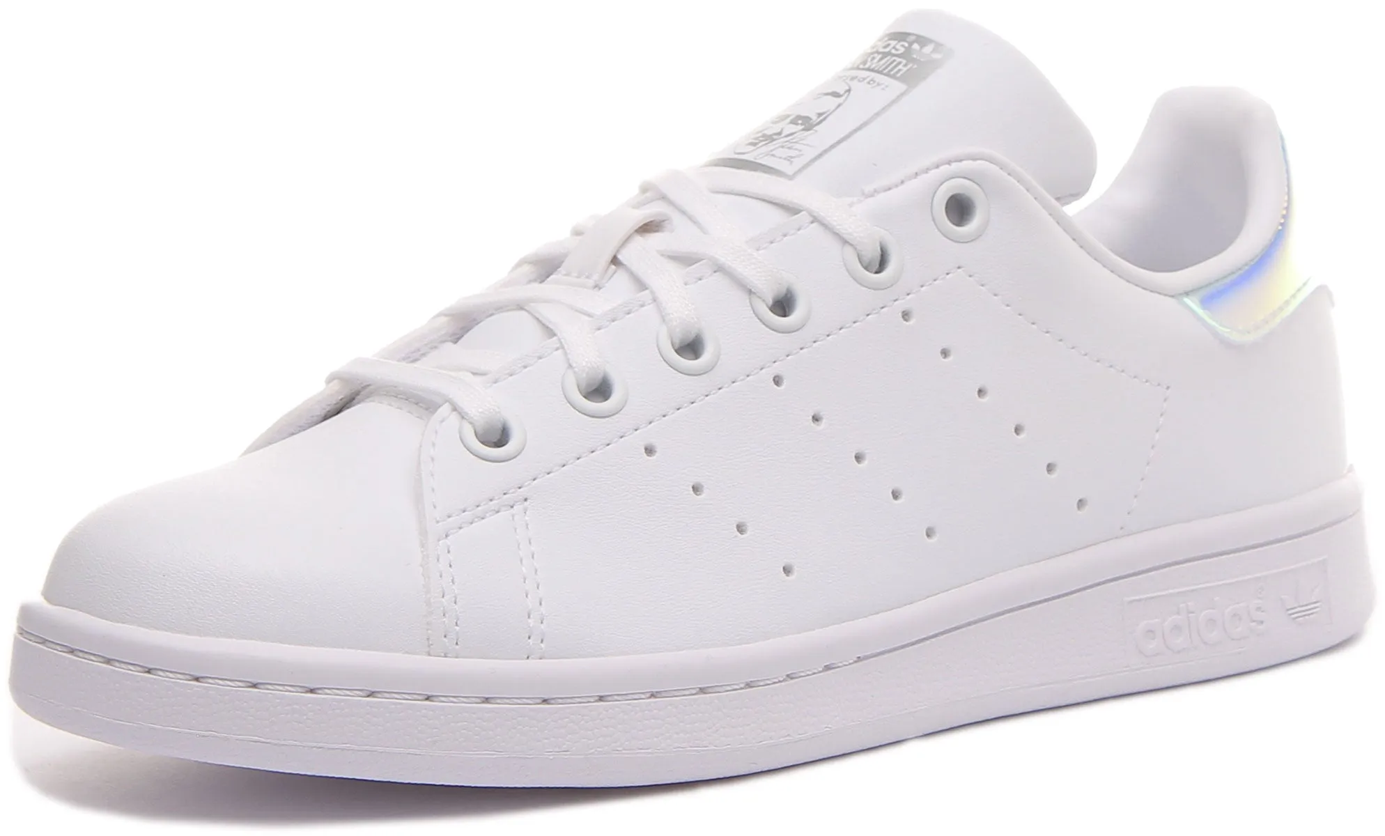 Adidas Stan Smith J In White Multi For Junior Shoes Adidas