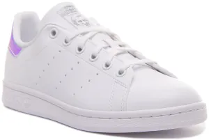 Adidas Stan Smith J In White Multi For Junior Shoes Adidas
