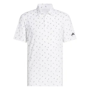 adidas Ultimate 365 Printed Mesh Golf Polo Shirt JF4908
