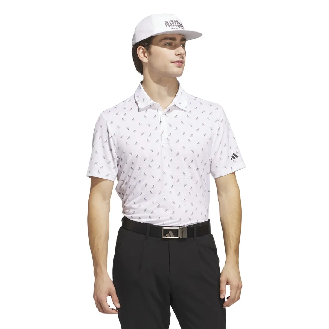adidas Ultimate 365 Printed Mesh Golf Polo Shirt JF4908