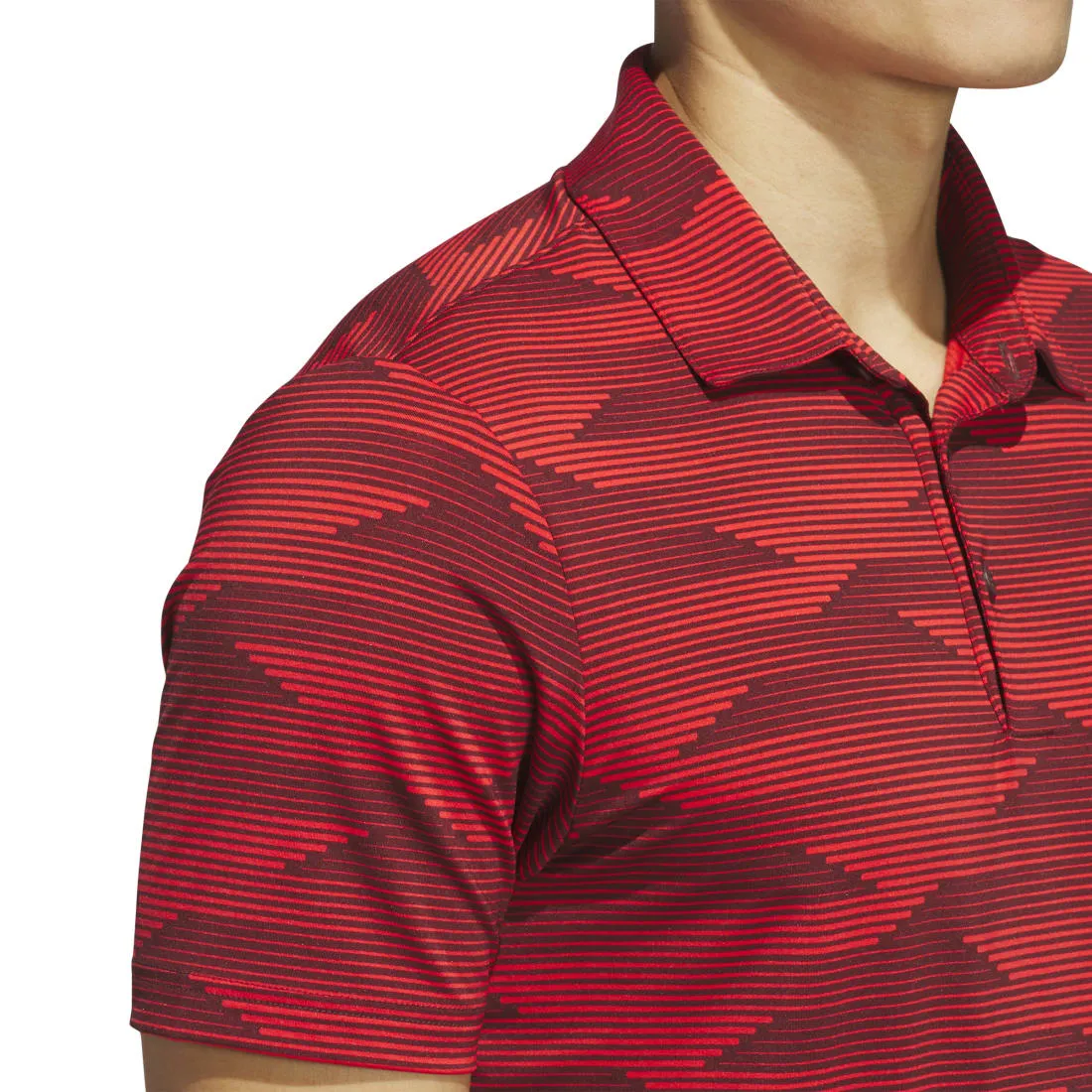 adidas Ultimate 365 Wave Print Golf Polo Shirt JF4899