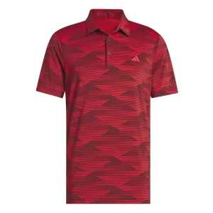 adidas Ultimate 365 Wave Print Golf Polo Shirt JF4899