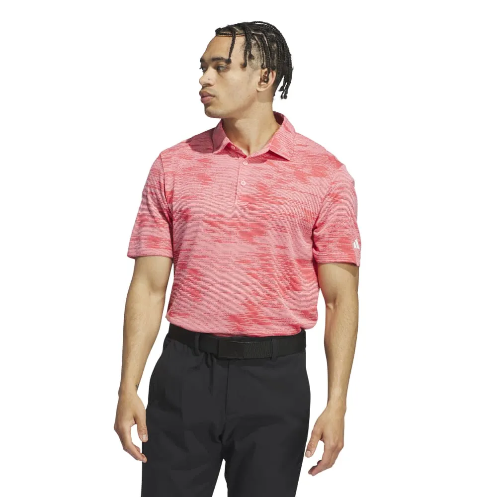 adidas Ultimate365 Textured Stripe Golf Polo Shirt IW1404