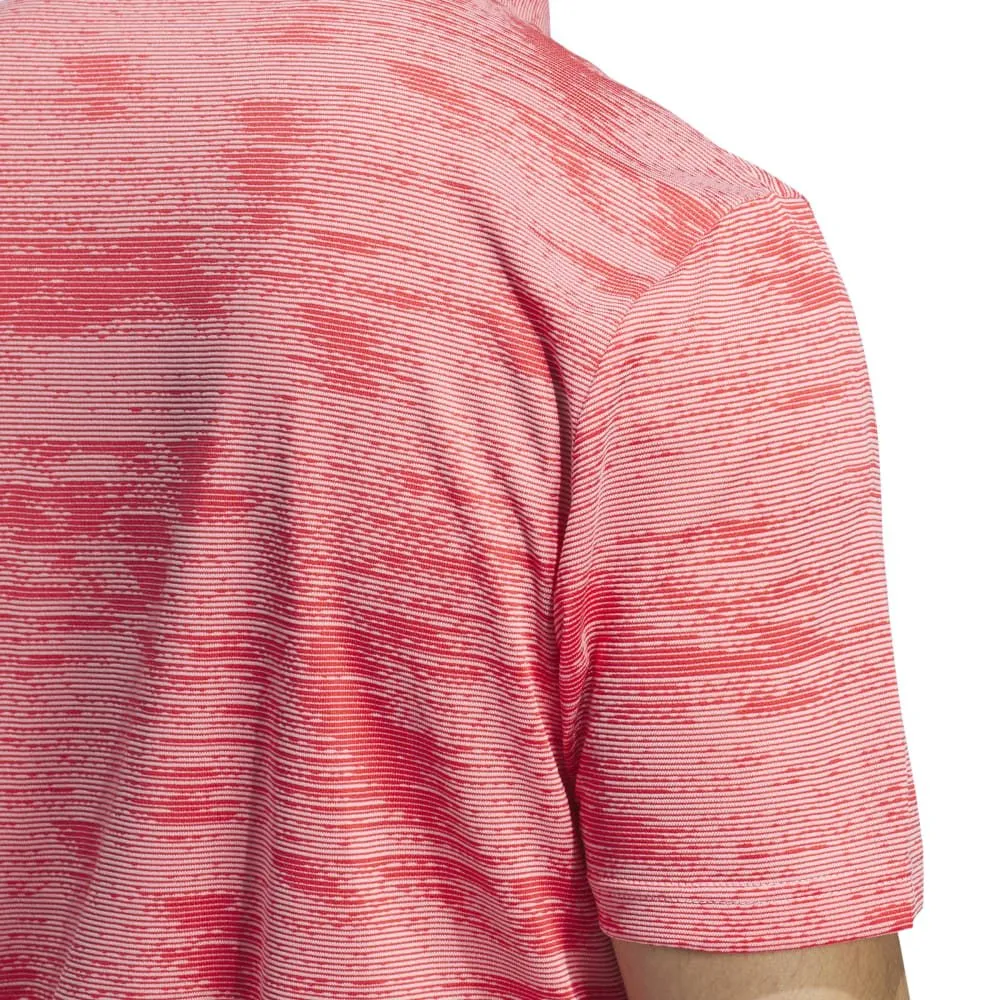 adidas Ultimate365 Textured Stripe Golf Polo Shirt IW1404