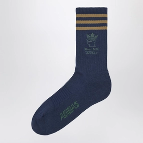 Adidas X Brain Dead Men's blue Socks With Logo mens full coverage swimwear, stylish mens swim trunks