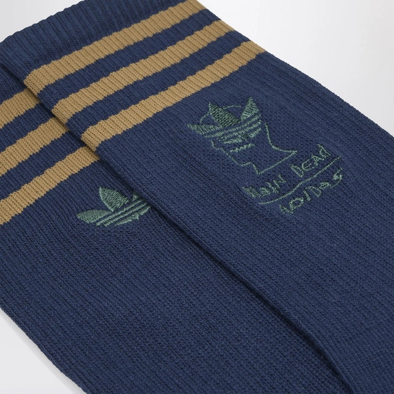 Adidas X Brain Dead Men's blue Socks With Logo