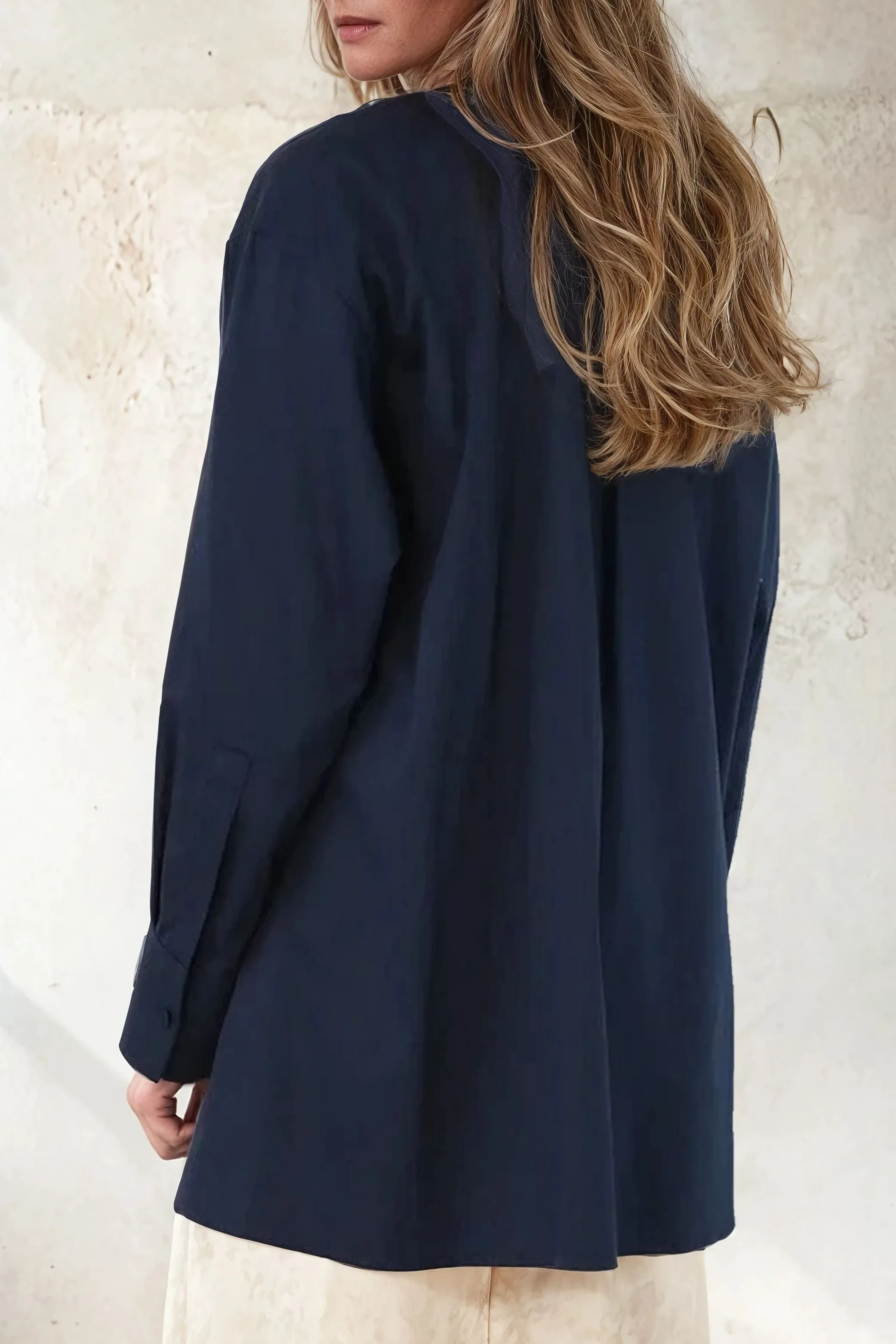 ADRIA SHIRT IN ITALIAN COTTON POPLIN STRETCH