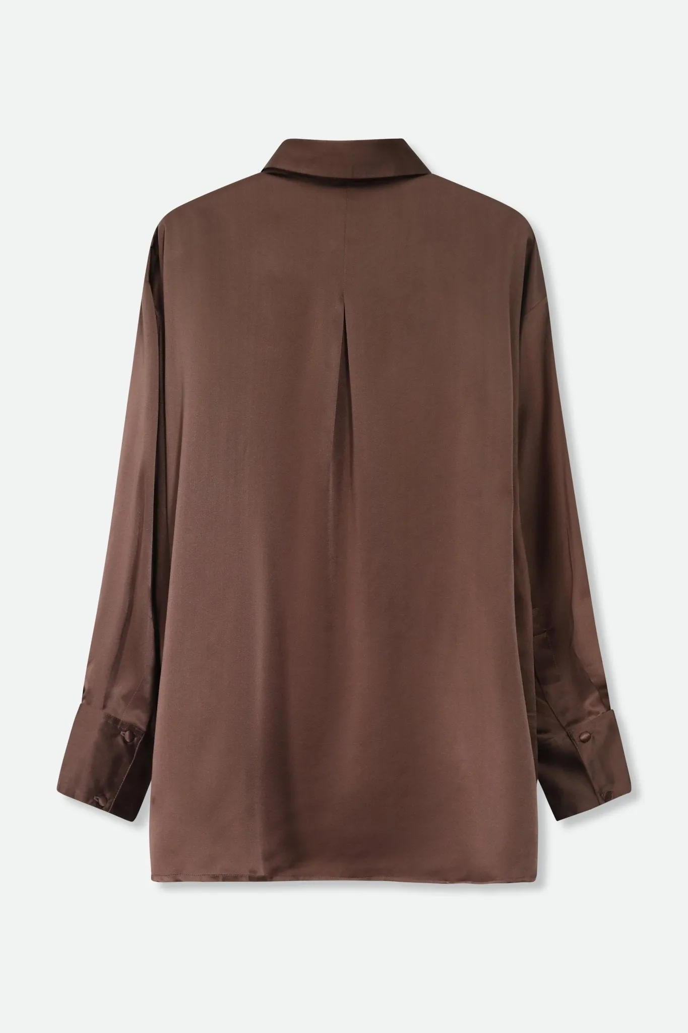 ADRIA SHIRT IN STRETCH SILK CHARMEUSE
