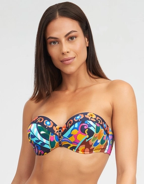 Aida Bandeau Bikini Top full coverage swim tops, cute bikini tops
