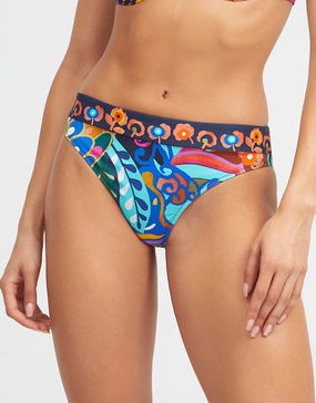 Aida Bikini Pant adjustable swim bottoms women, flattering bikini bottoms