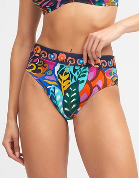 Aida Maxi Bikini Pant adjustable swim bottoms women, flattering bikini bottoms