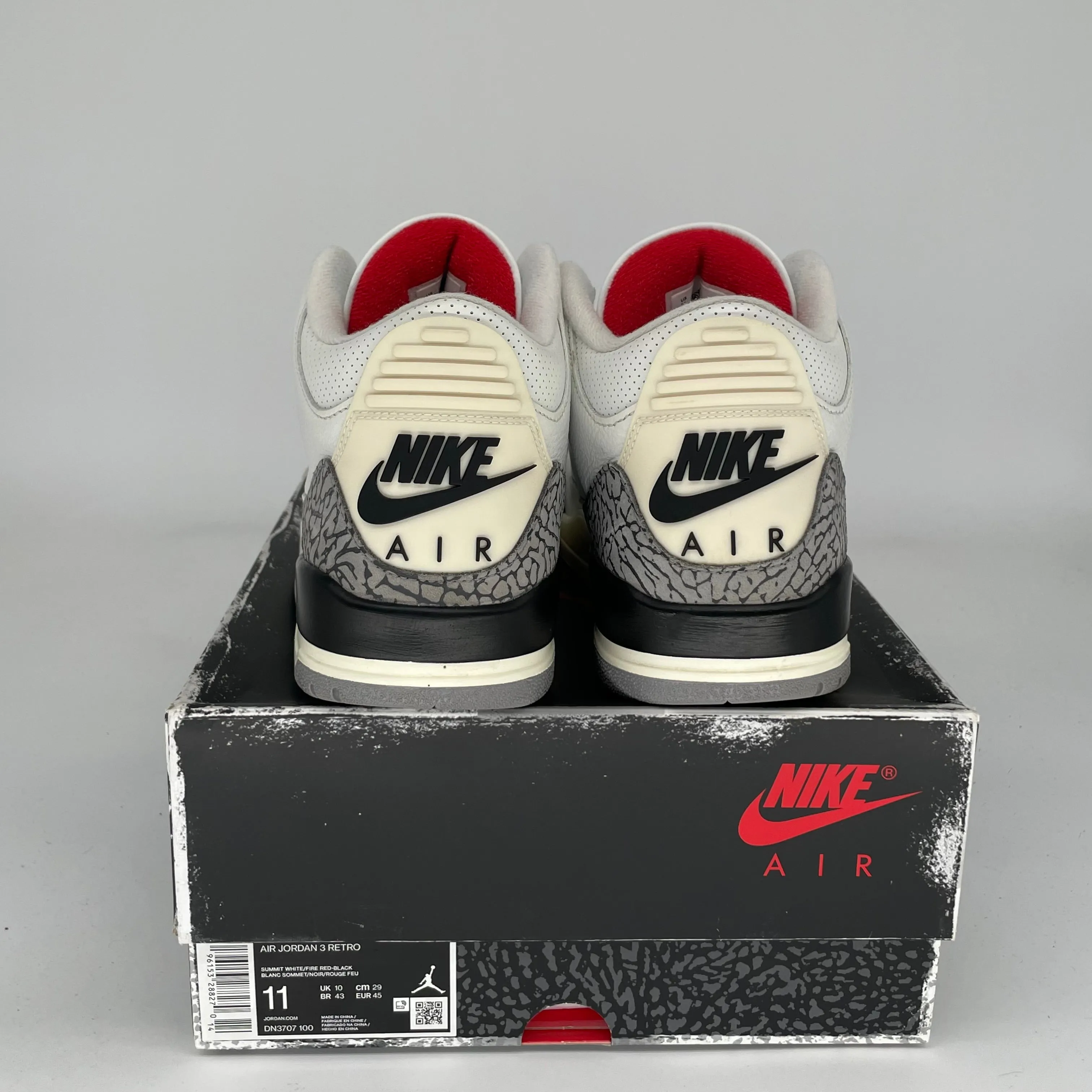 AIR JORDAN 3 WHITE CEMENT REIMAGINED SIZE 11 DN3707-100