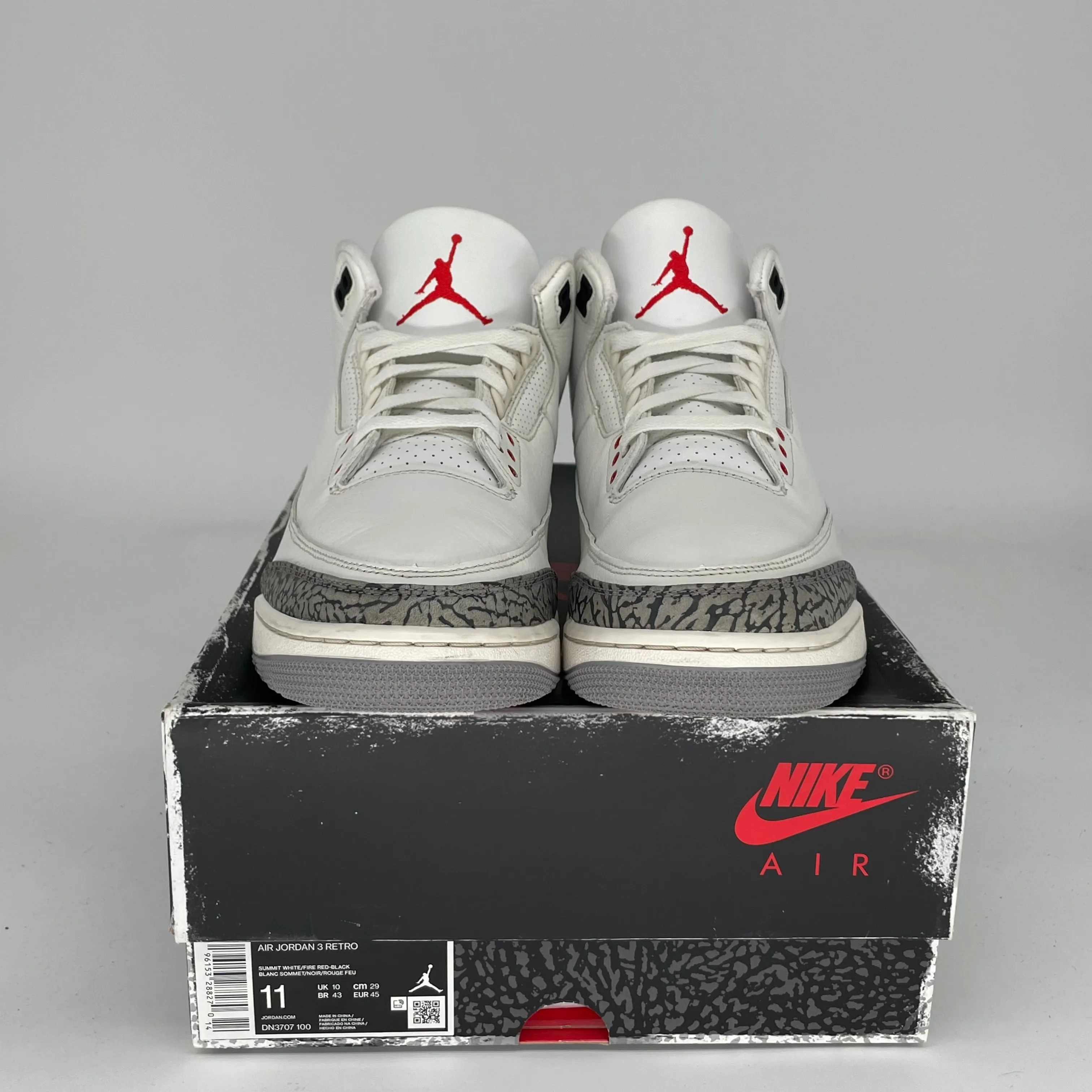 AIR JORDAN 3 WHITE CEMENT REIMAGINED SIZE 11 DN3707-100