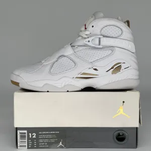 AIR JORDAN 8 OVO WHITE SIZE 12 AA1239-135