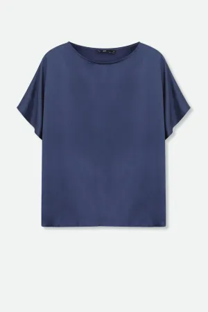 ALBA BLOUSE IN SILK CHARMEUSE
