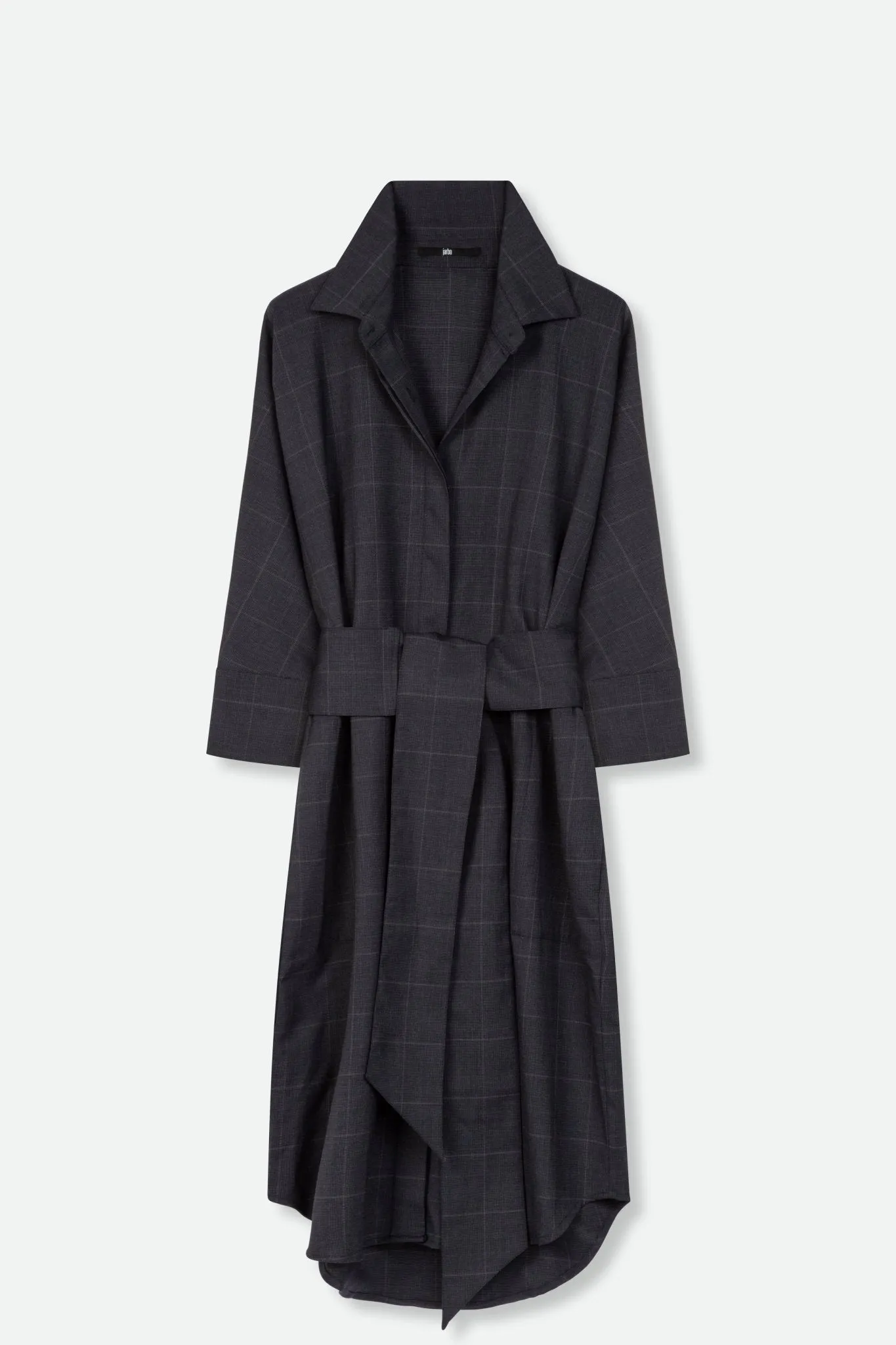 ALEXA DOLMAN SLEEVE DRESS IN FINE TROPICAL ITALIAN WOOL