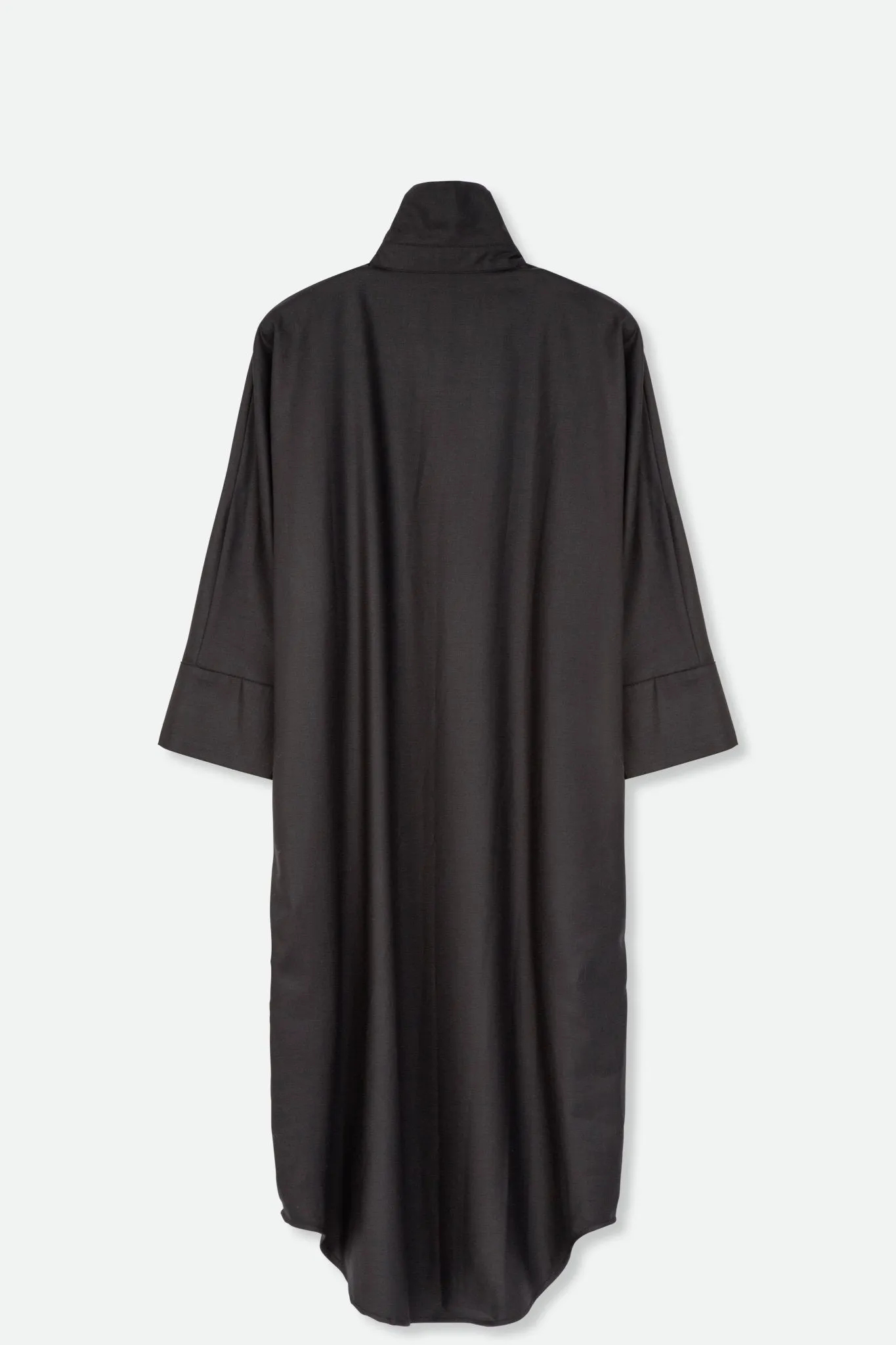 ALEXA DOLMAN SLEEVE DRESS IN FINE TROPICAL ITALIAN WOOL