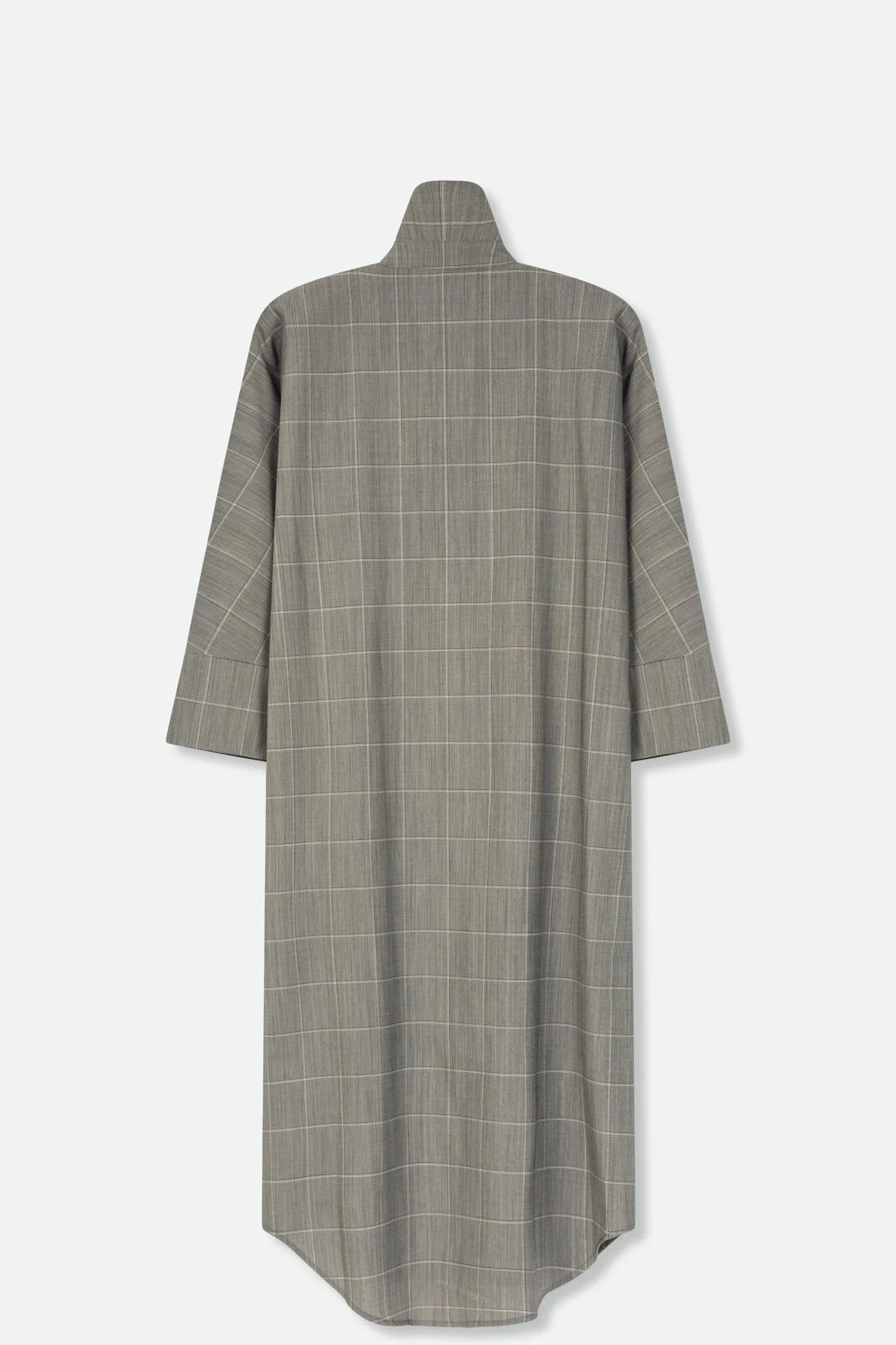 ALEXA DOLMAN SLEEVE DRESS IN FINE TROPICAL ITALIAN WOOL