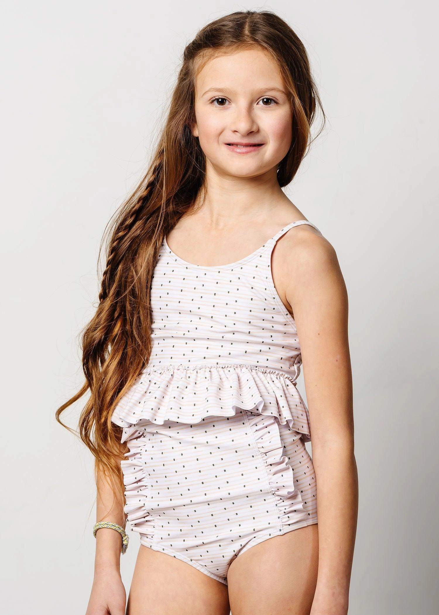 All Neutral | Youth Peplum Top