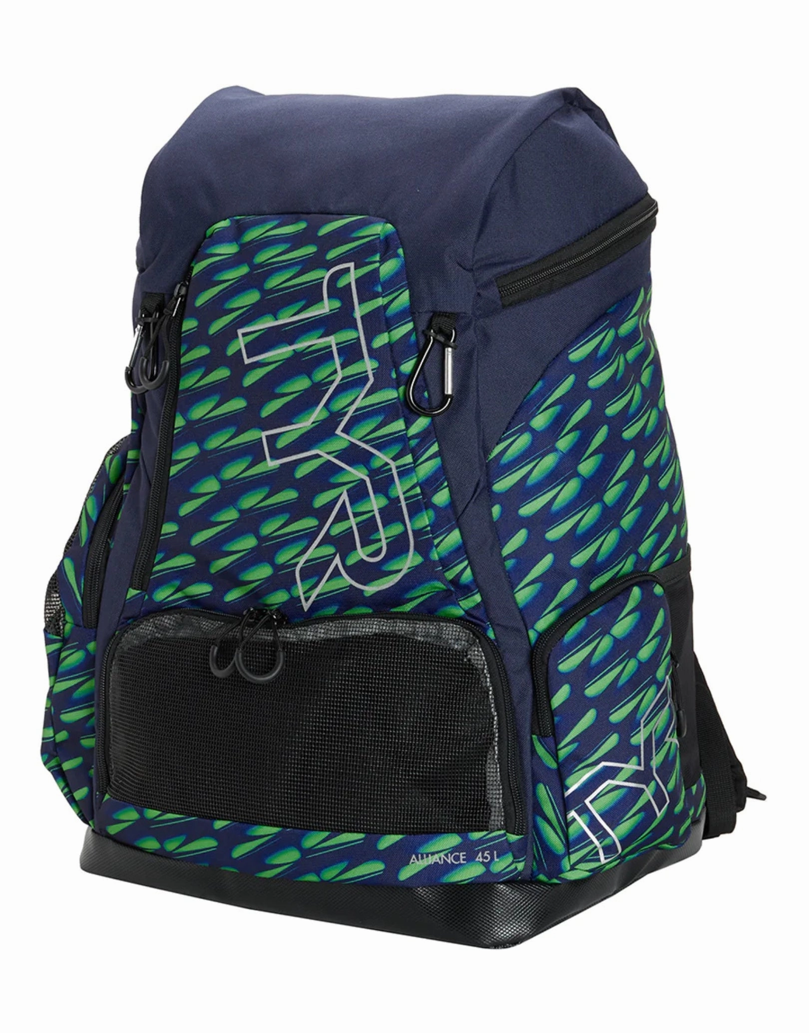 Alliance Dragonflyte Limited Edition 45L Backpack - Green/Navy tyr competition swimwear, tyr swimsuits for athletes